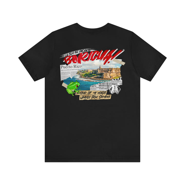 Puerto Rico-  Short Sleeve Tee (BLK)