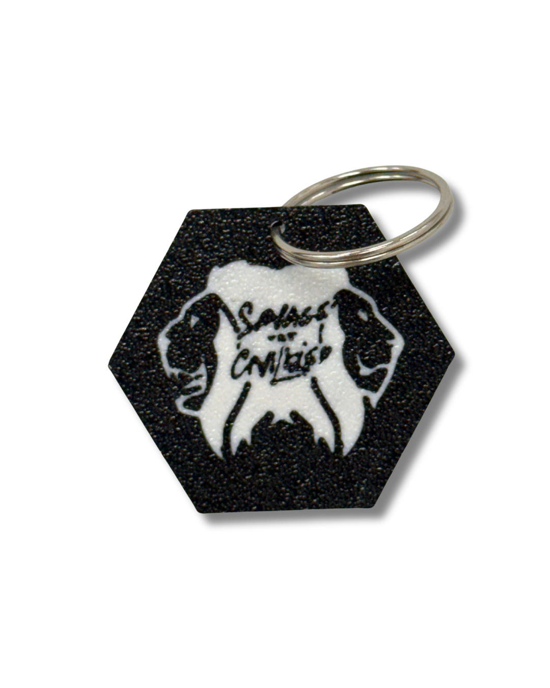 SYC x Puerto Rico Flag Keychain BLACKOUT