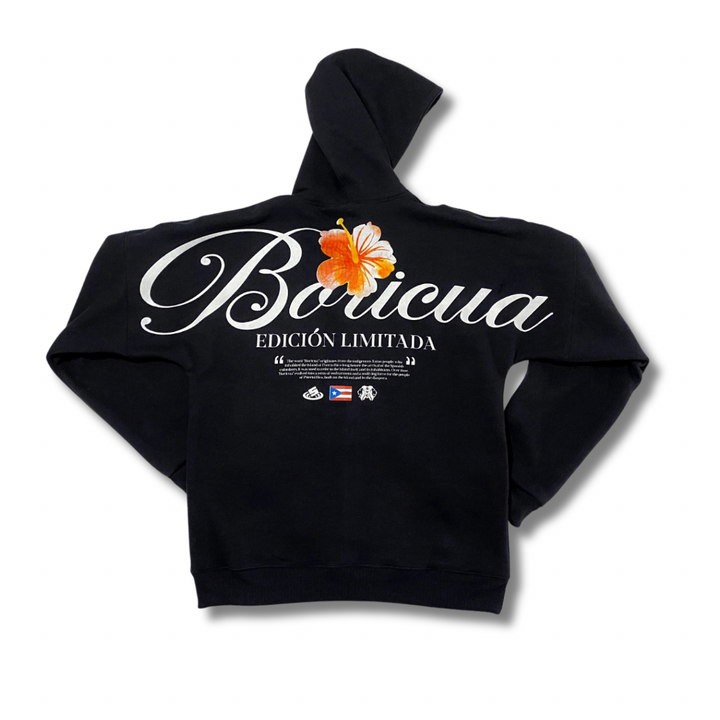 Heavyweight Boricua (Unisex)Hoodie - Black