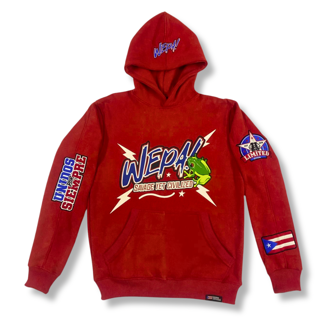Red 2025 savage hoodie