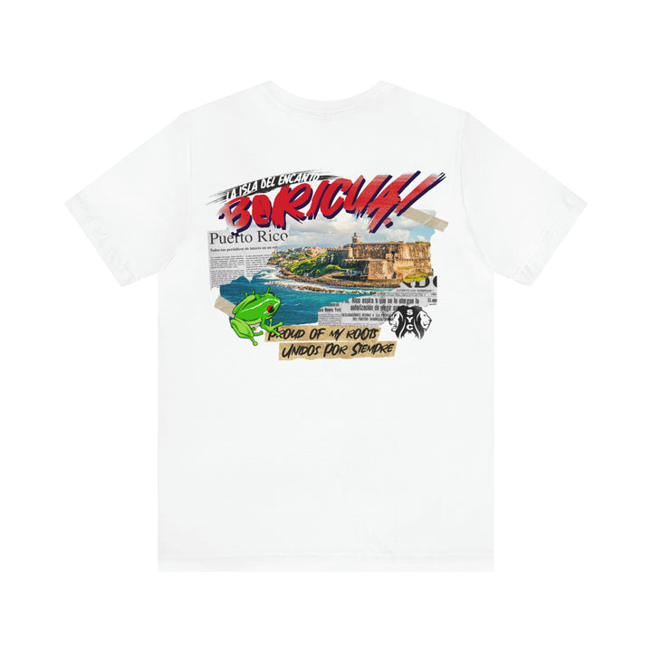 Puerto Rico-  Short Sleeve Tee (White)