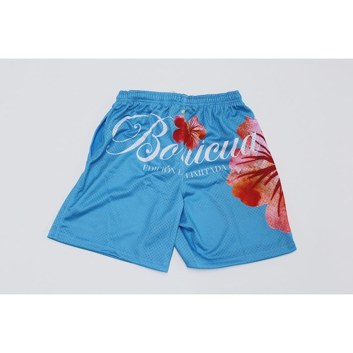 Sky Blue Jersey & Teal Mesh Shorts Bundle