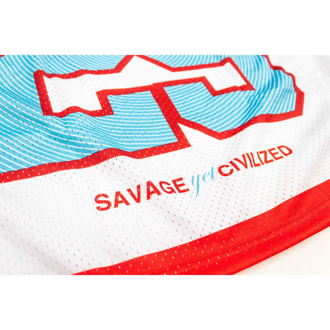 Sky Blue Jersey & Teal Mesh Shorts Bundle