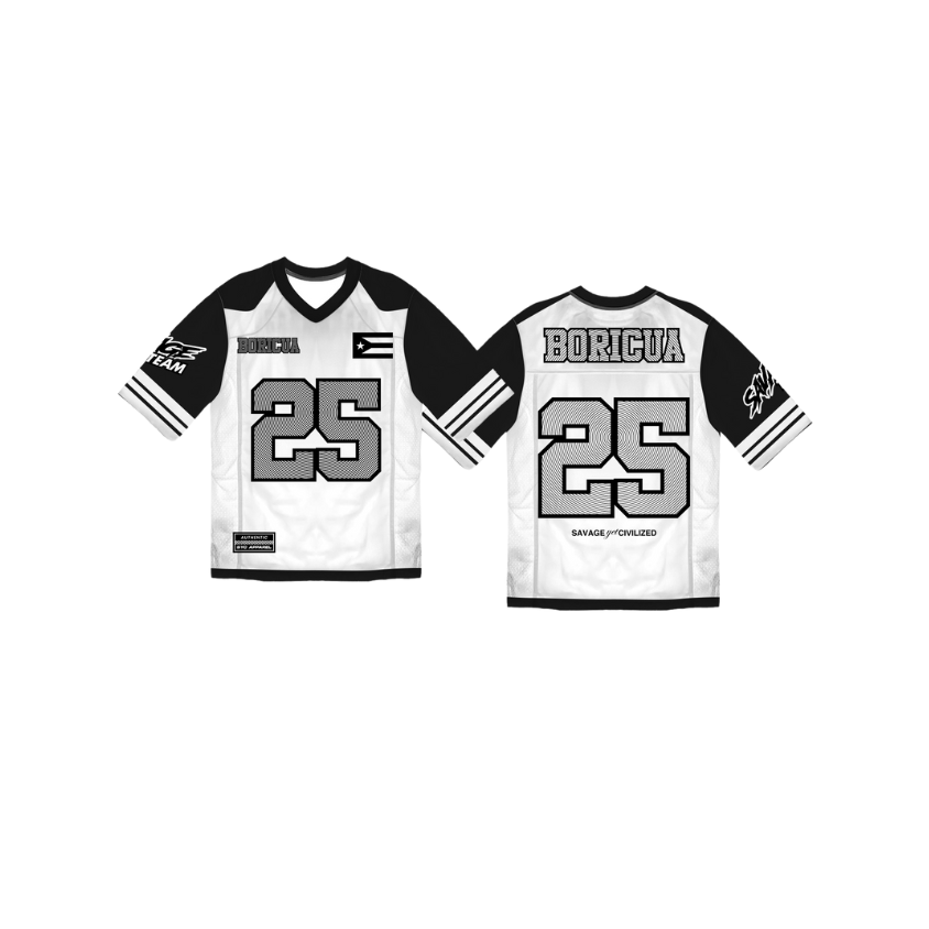 Blackout  Boricua Oversize Drop Shoulder Jersey