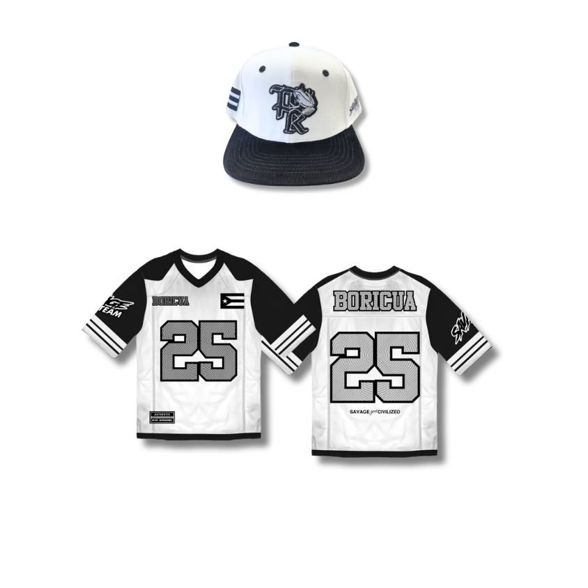 Boricua Blackout Bundle – Jersey & Hat Combo