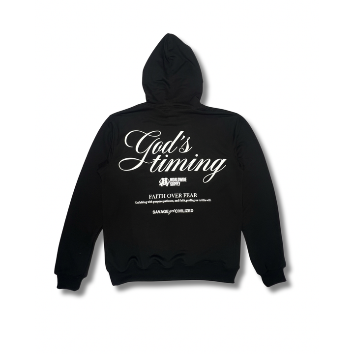 God’s Timing Hoodie – Heavyweight Edition
