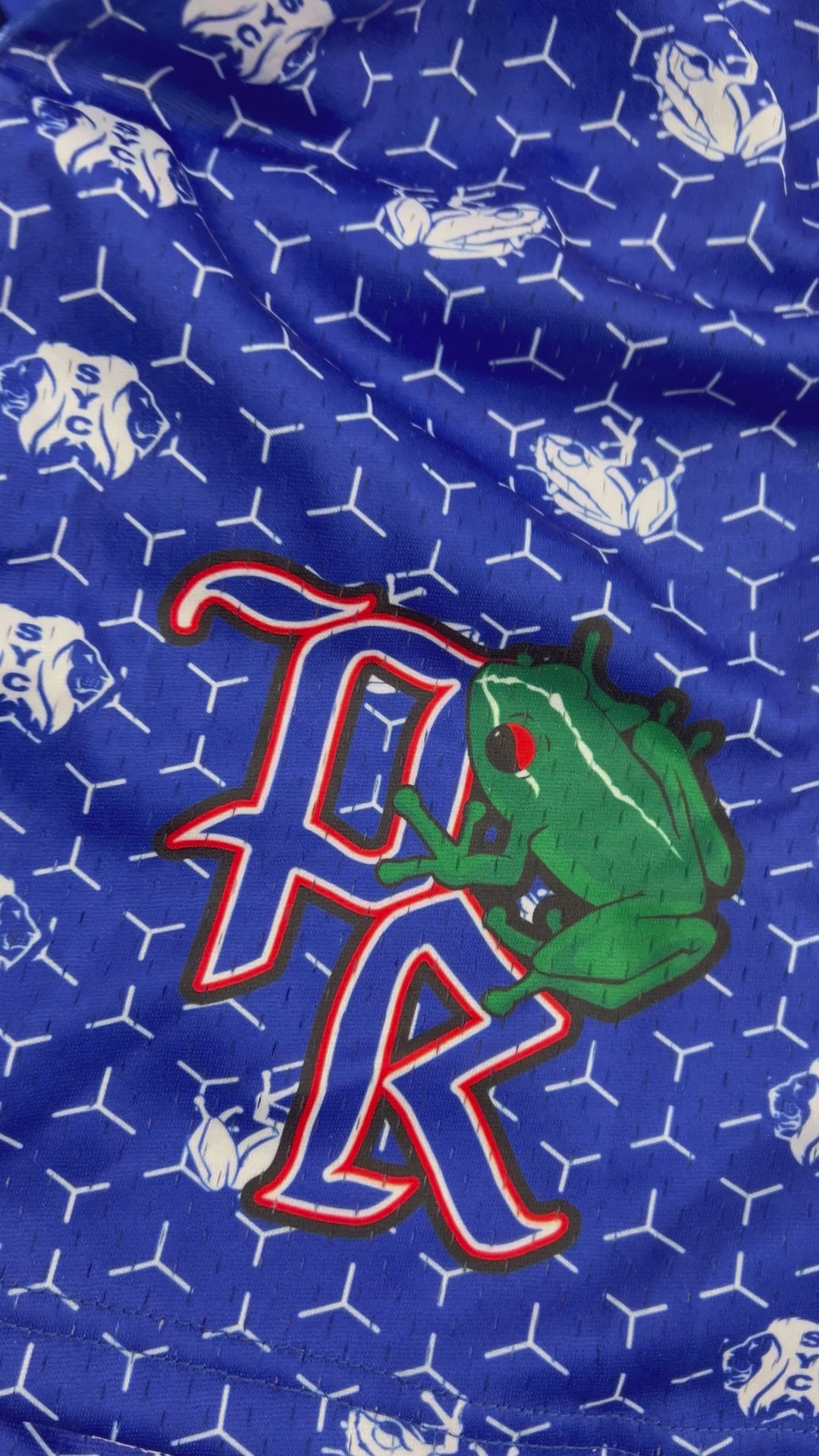 PR Coquí  "Royal Blue"Mesh Shorts