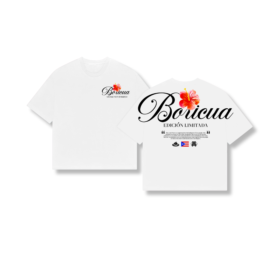 Classic Boricua T-Shirt: Embrace Your Roots in Style (white)