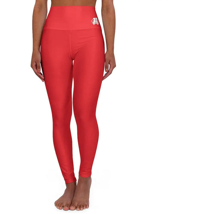 High Waisted Yoga Leggings " INSPIRE " Printify