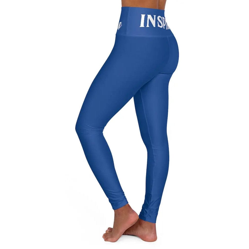 High Waisted Yoga Leggings " INSPIRE " Printify