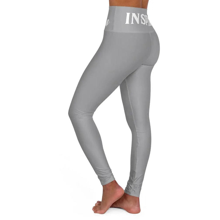 High Waisted Yoga Leggings " INSPIRE " Printify