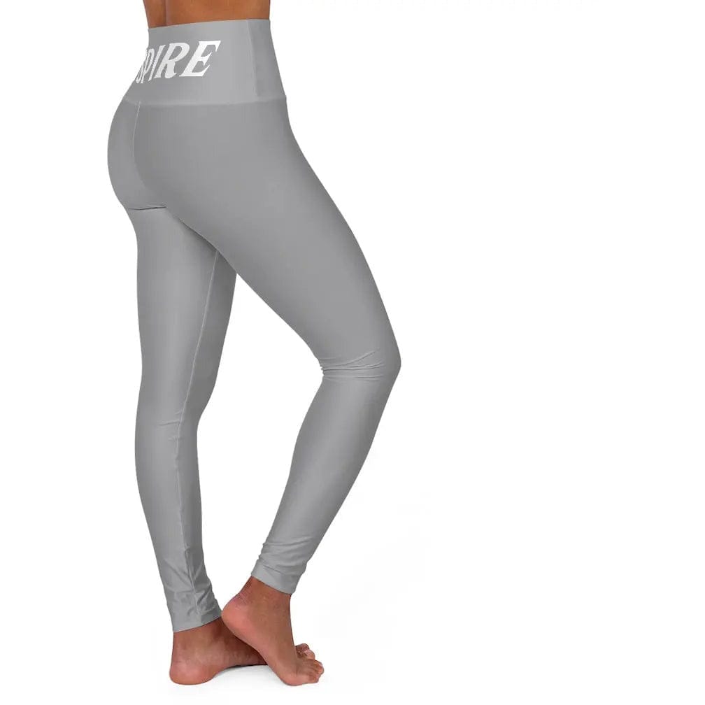 High Waisted Yoga Leggings " INSPIRE " Printify
