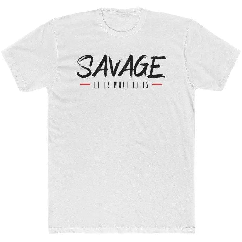 IT IS WHAT IT IS - Men's Cotton Crew Tee Printify