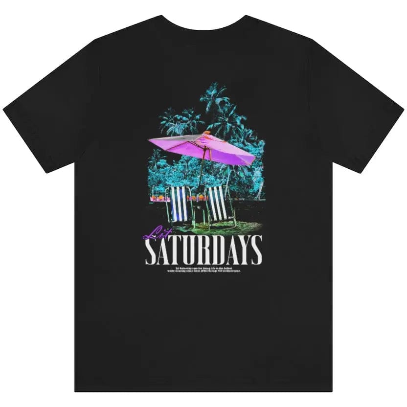 Lit Saturdays- Unisex Short Sleeve Tee Printify