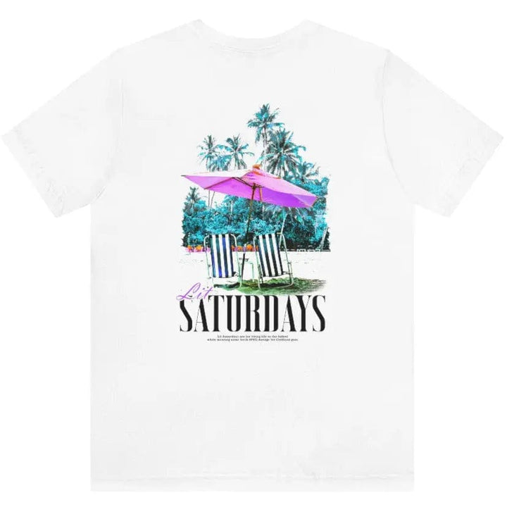 Lit Saturdays- Unisex Short Sleeve Tee Printify