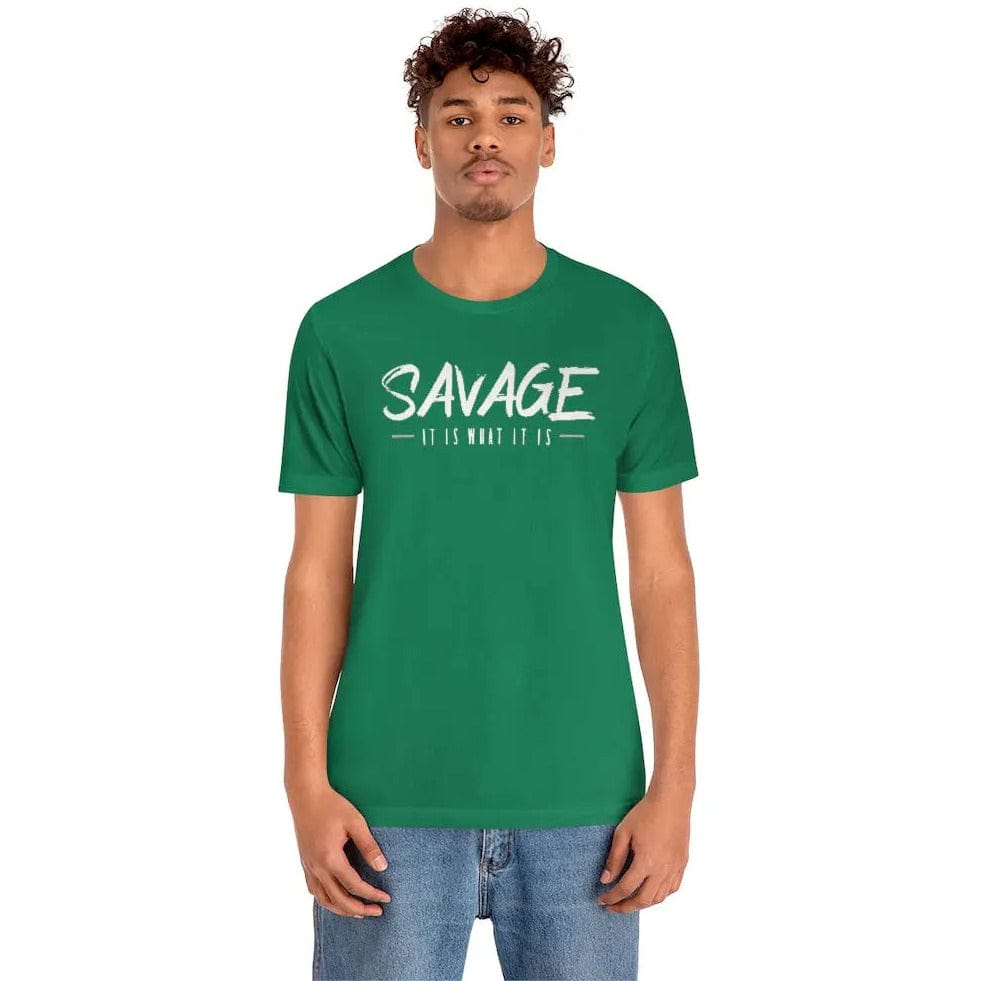 SAVAGE IT IS WHAT IT IS- Jersey Short Sleeve Tee Printify