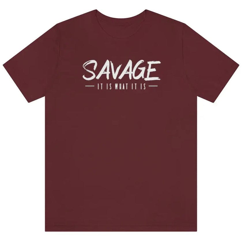 SAVAGE IT IS WHAT IT IS- Jersey Short Sleeve Tee Printify