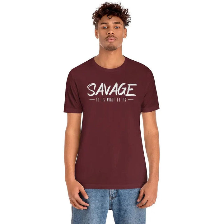 SAVAGE IT IS WHAT IT IS- Jersey Short Sleeve Tee Printify