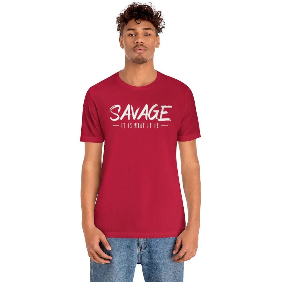 SAVAGE IT IS WHAT IT IS- Jersey Short Sleeve Tee Printify