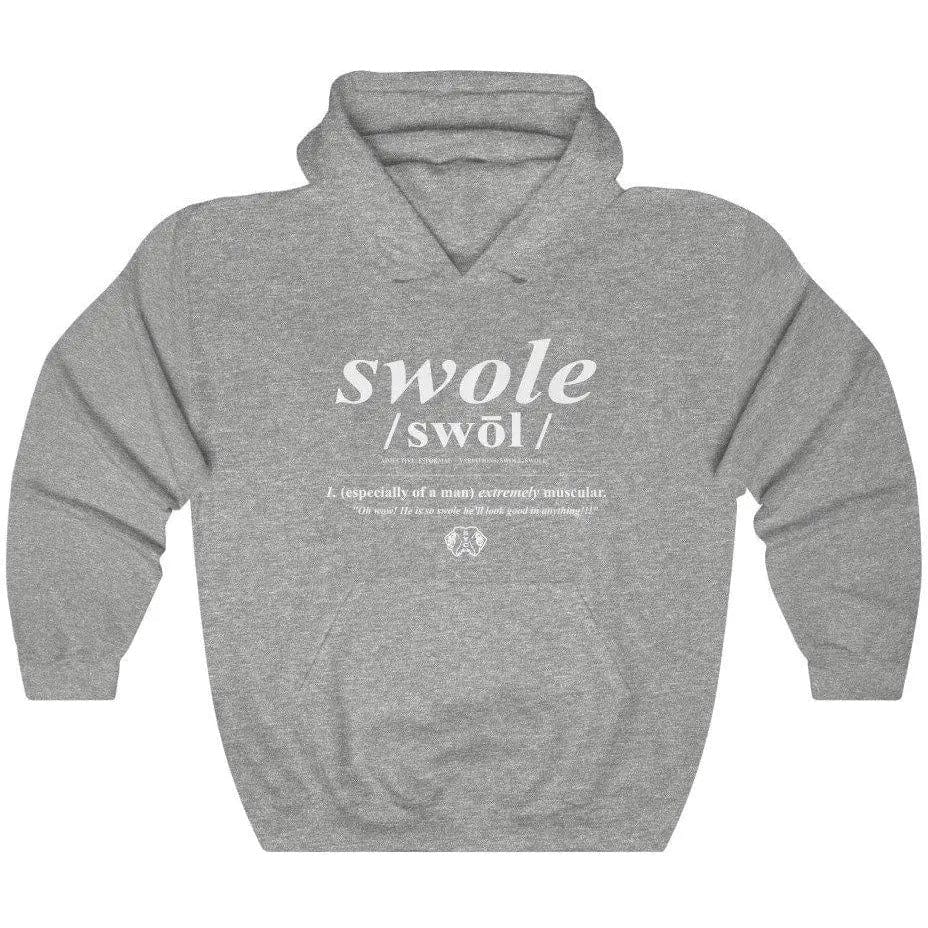 Swole Hooded Sweatshirt Printify