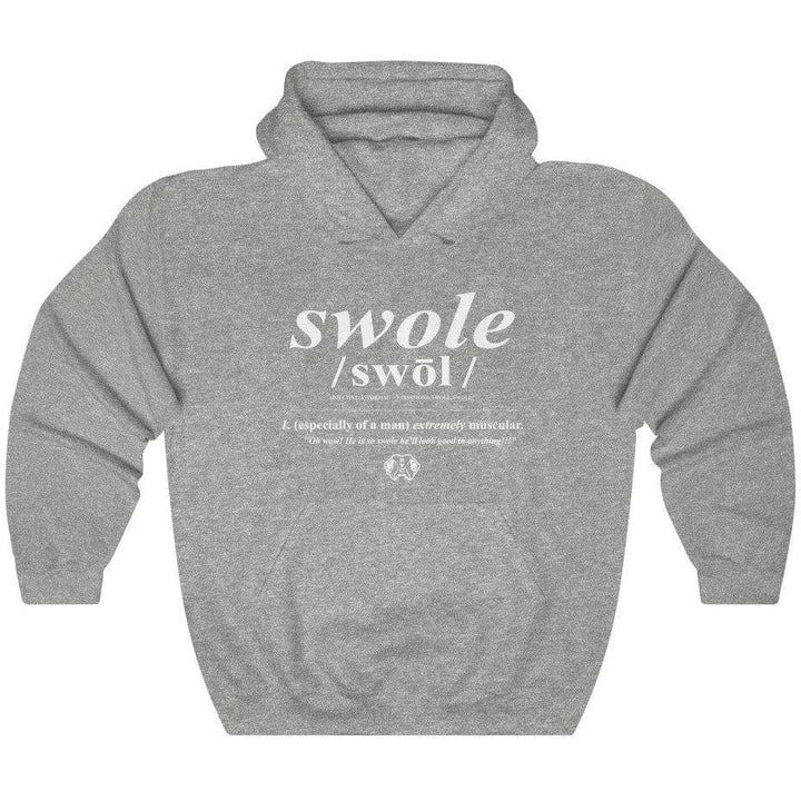 Swole Hooded Sweatshirt Printify