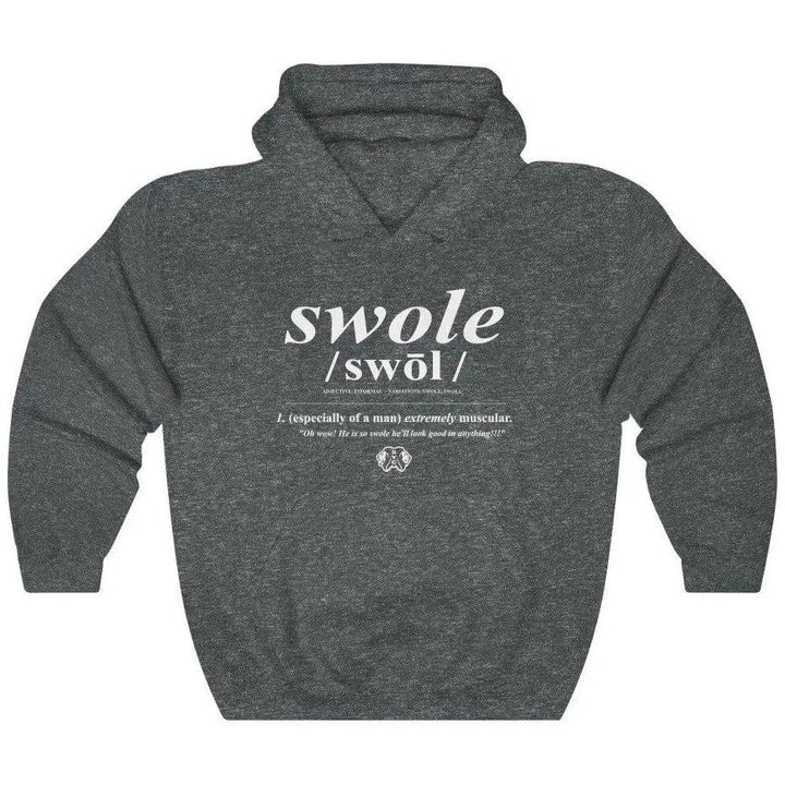 Swole Hooded Sweatshirt Printify