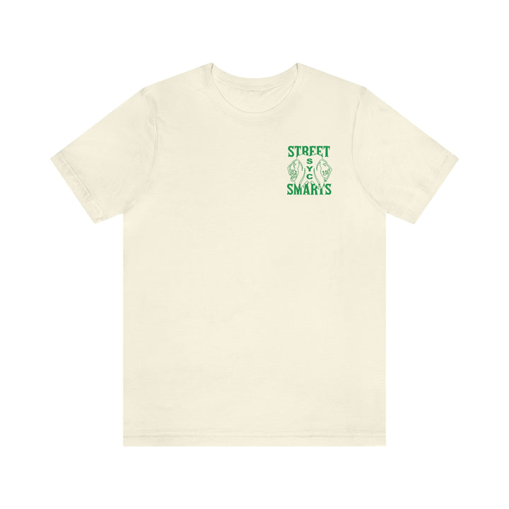 Street Smarts Jersey Short Sleeve Tee- Natural