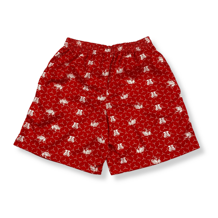 PR Coqui Red Mesh Shorts *Bundle*