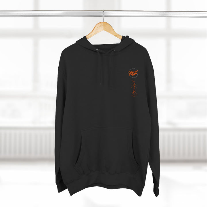 CHI TO NY - Three-Panel Fleece Hoodie