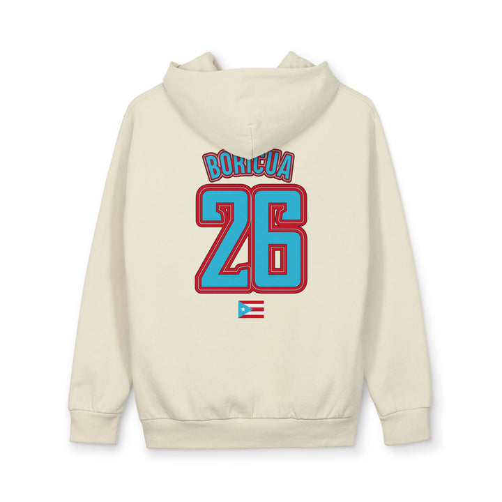 Puerto Rico Coquí Hoodie — Boricua 26 Retro Pullover