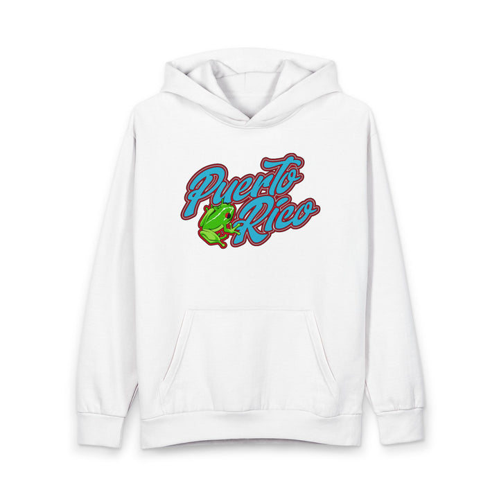 Puerto Rico Coquí Hoodie — Boricua 26 Retro Pullover