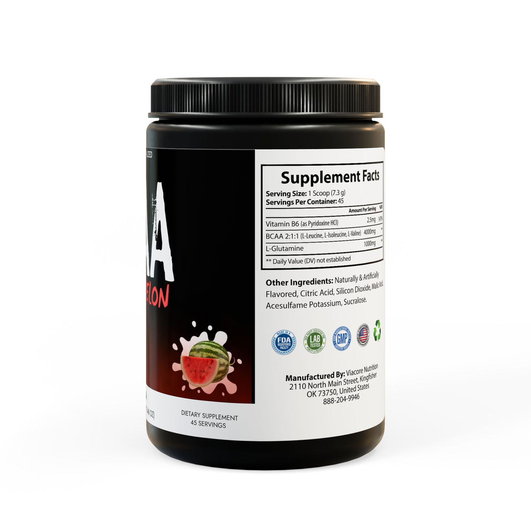 BCAA Supplement, Watermelon (325g, 11.46oz, 45 servings)