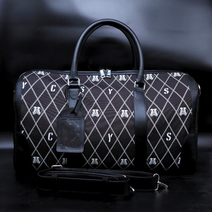 SYC Travel Bag: Black and White Modern Elegance