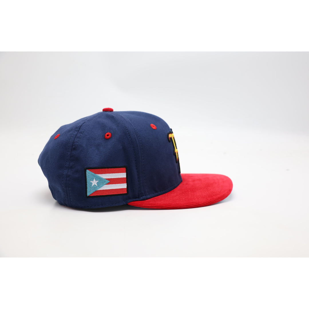 PR Suede Hat with Corduroy Brim