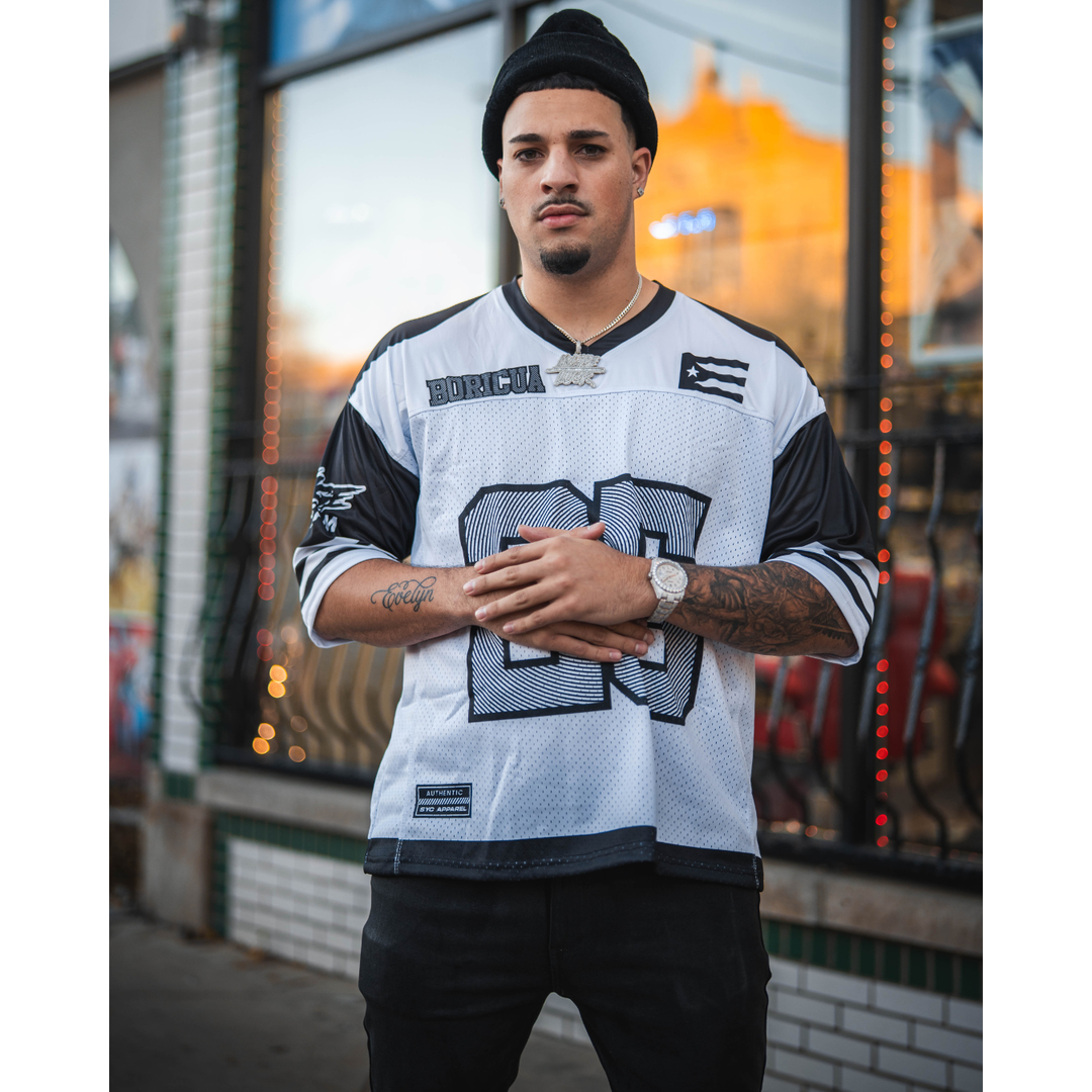 Blackout  Boricua Oversize Drop Shoulder Jersey