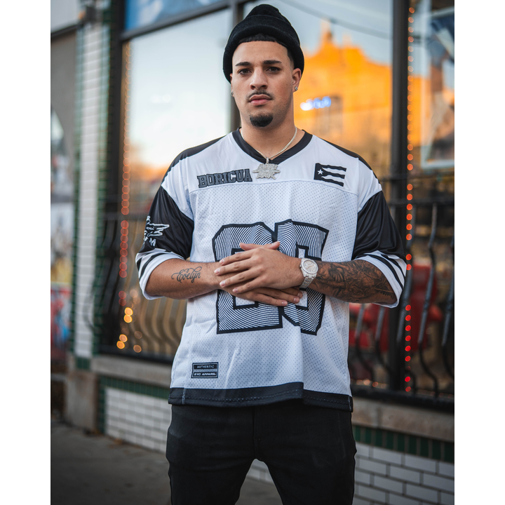 Blackout  Boricua Oversize Drop Shoulder Jersey