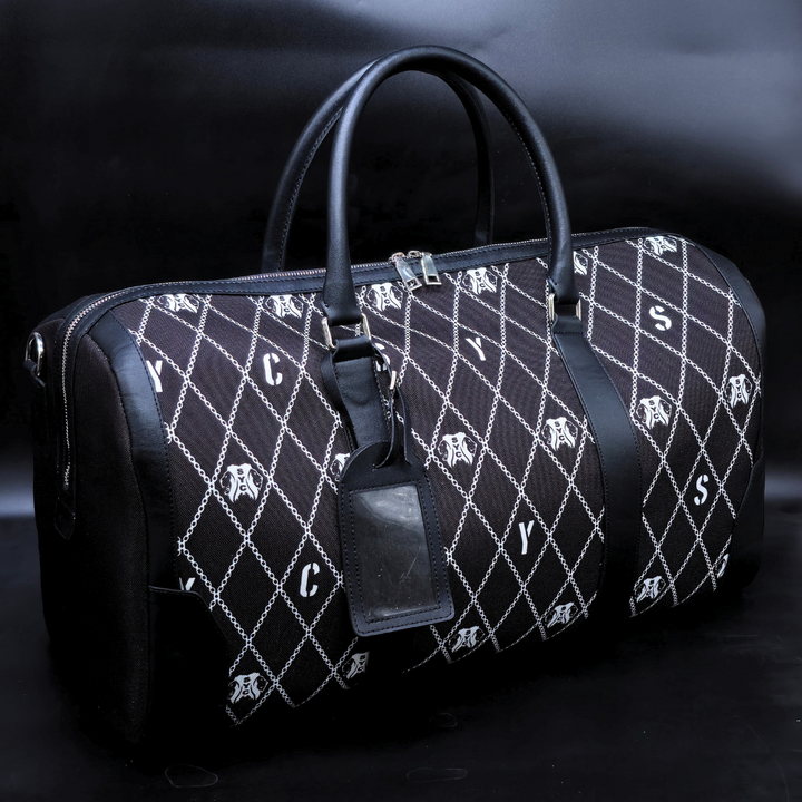 SYC Travel Bag: Black and White Modern Elegance
