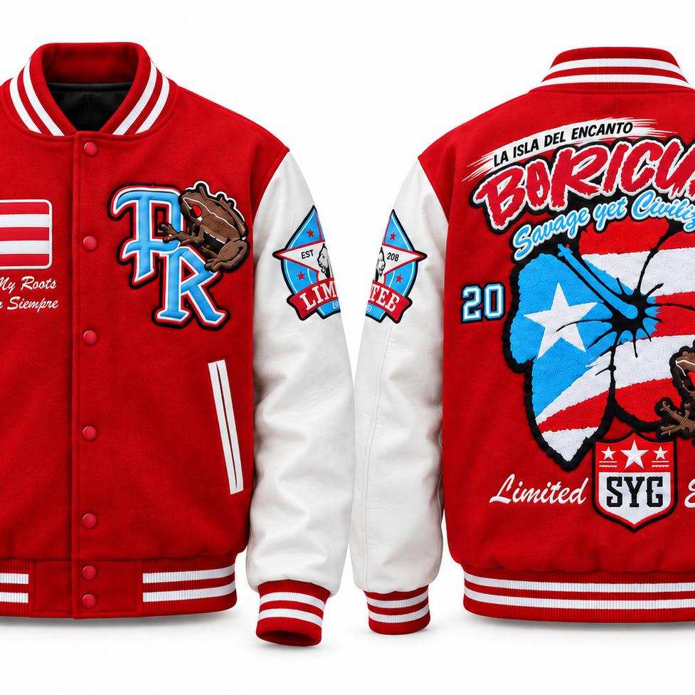 SYC Boricua Limited Edition Varsity Jacket — Pre-Order