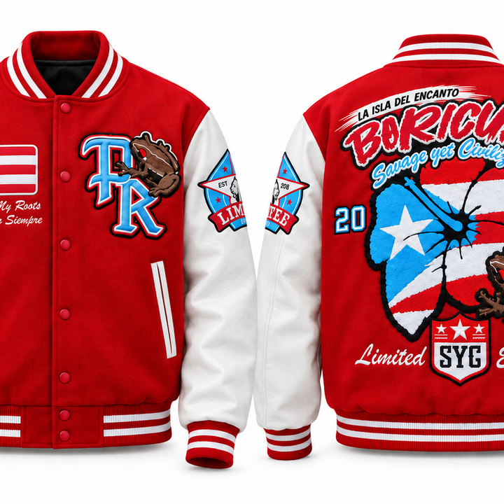 SYC Boricua Limited Edition Varsity Jacket — Pre-Order