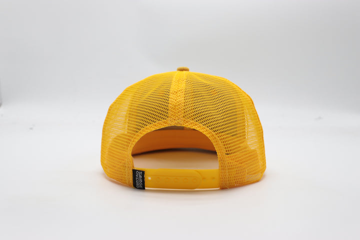 Mustard Suede Hat - Trucker Hat