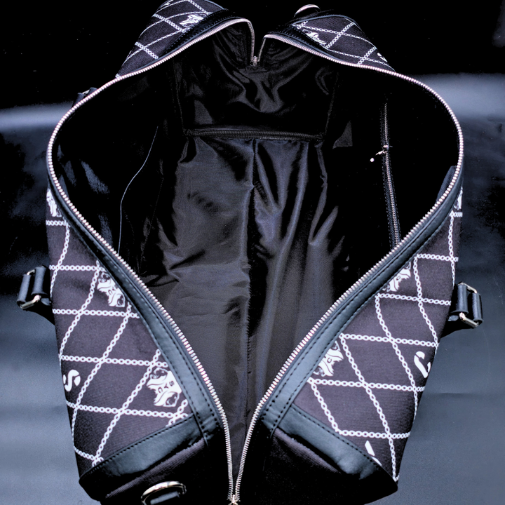 SYC Travel Bag: Black and White Modern Elegance