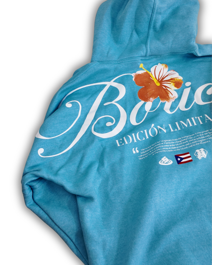 Boricua Bundle – Sky Blue & Mustard Hoodies