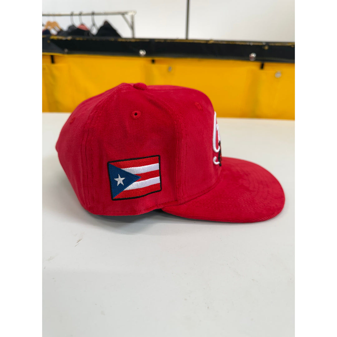 Boricua “B” Hat (navy blue &amp; Red) Bundle