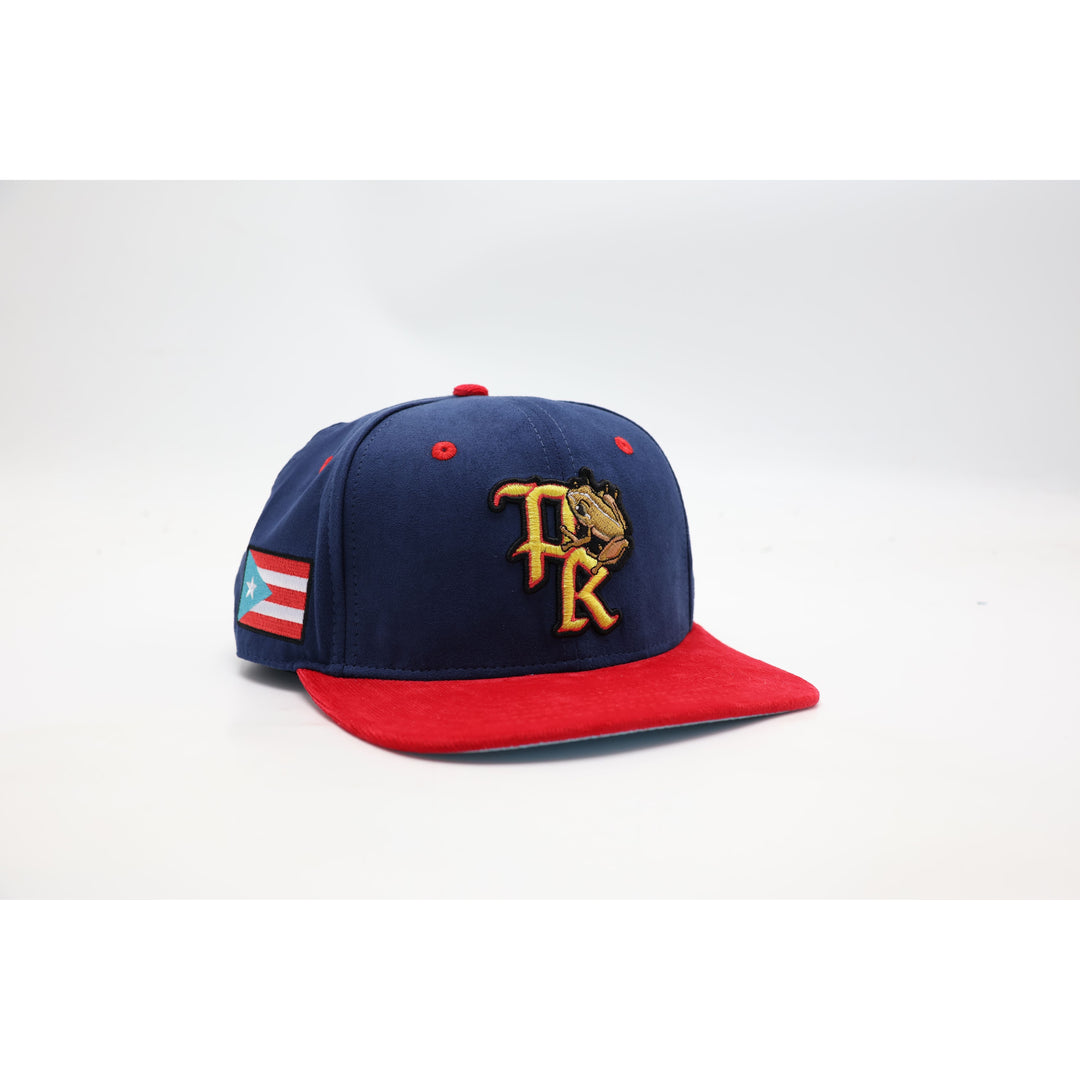 PR Suede Hat with Corduroy Brim