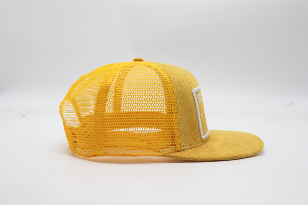 Mustard Suede Hat - Trucker Hat