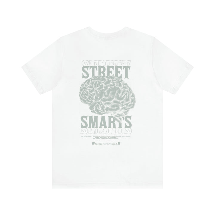 Street Smarts Jersey Short Sleeve Tee- ( LIGHT GREY)