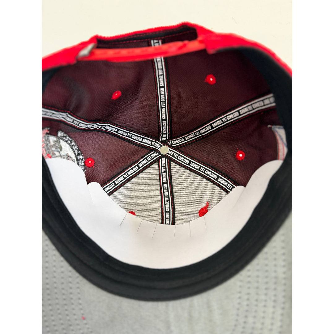 Boricua “B” Hat (navy blue &amp; Red) Bundle