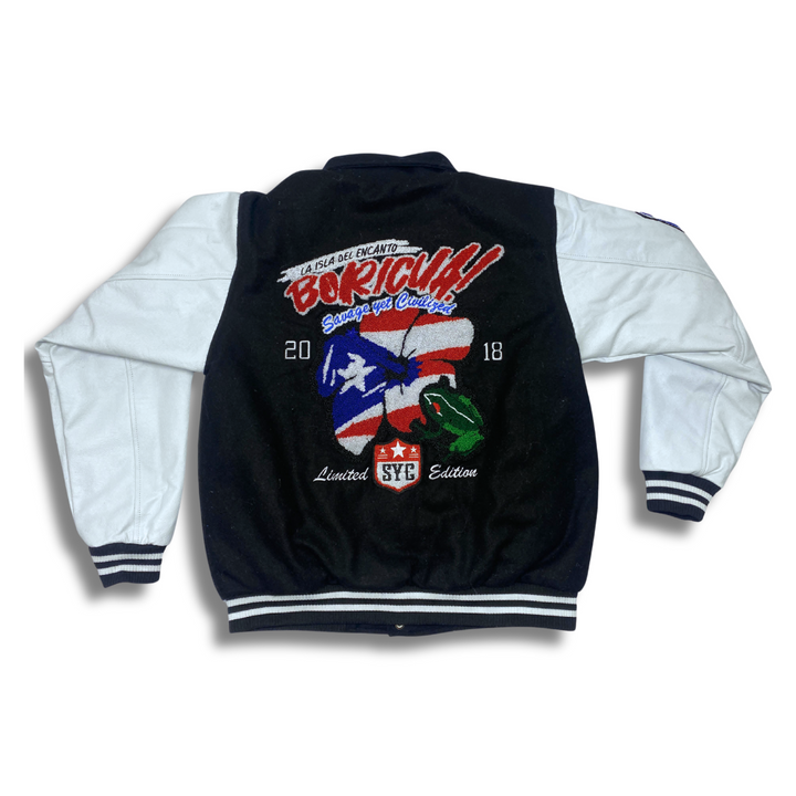 Premium Puerto Rico (BLK)Varsity Jacket