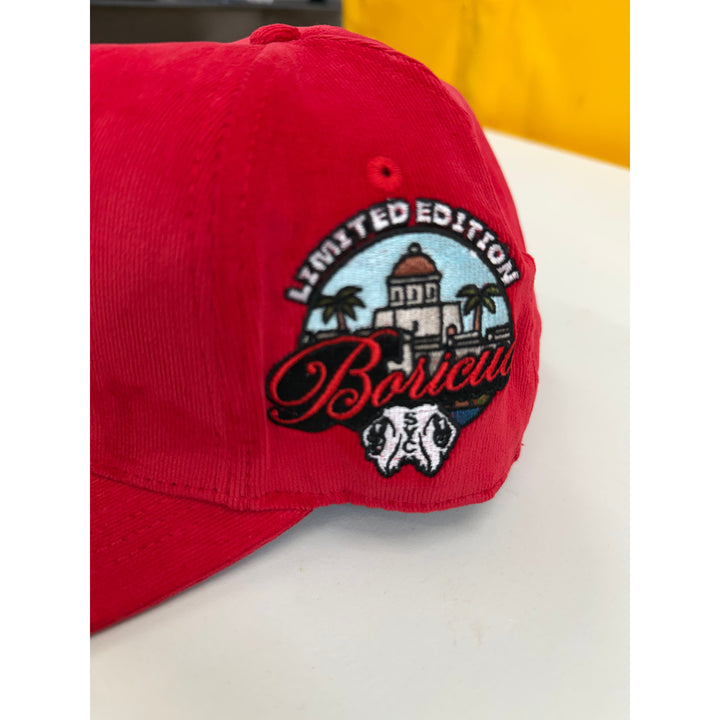 Boricua “B” Hat (navy blue &amp; Red) Bundle