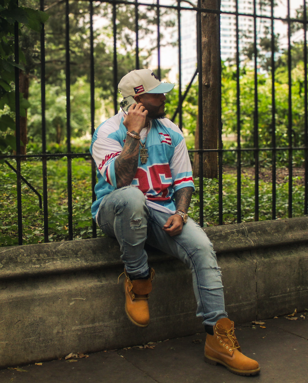 BLUE MAGIC “NEW”Boricua Oversize Drop Shoulder Jersey